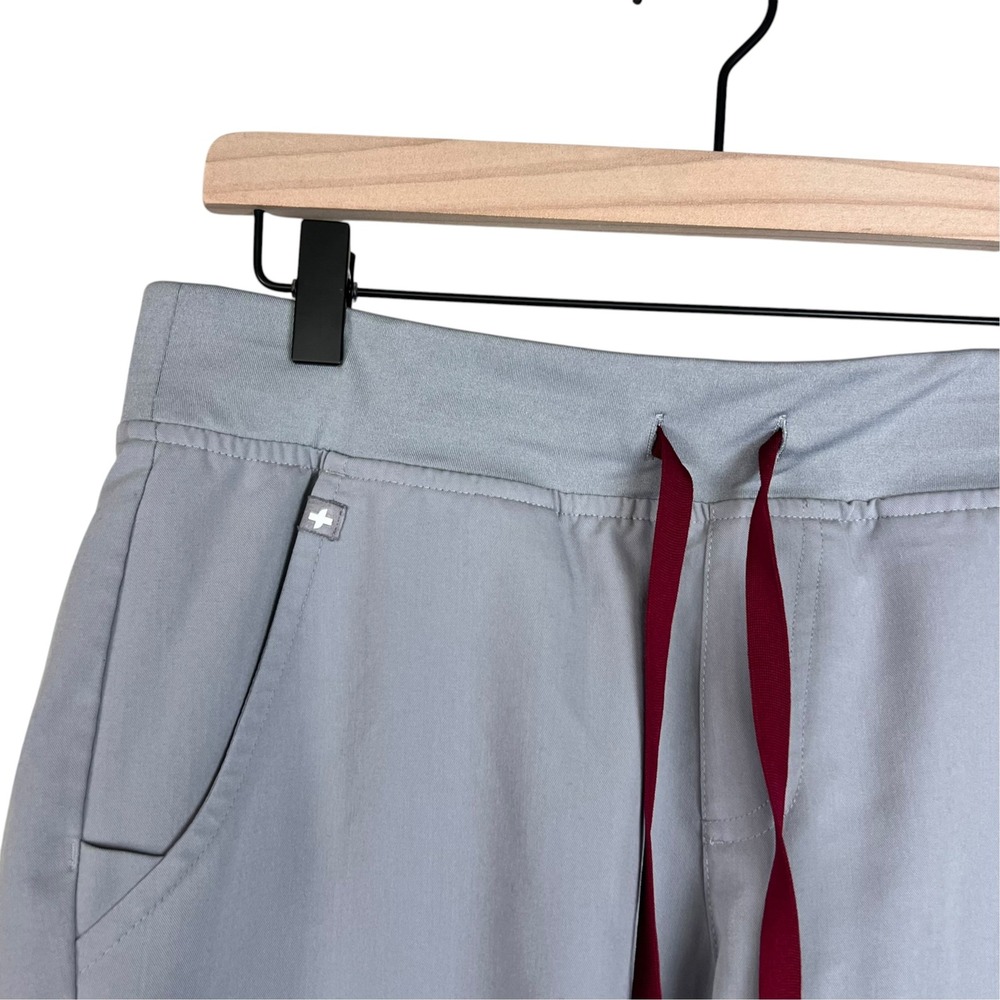 FIGS Zamora Jogger Scrub Pants Womens Medium Gray Technical Collection W18SW2005 - Picture 2 of 11
